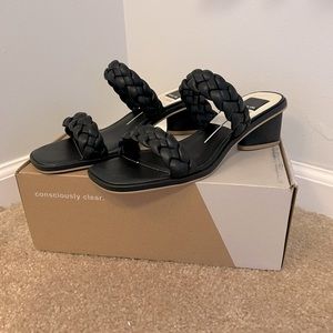 Dolce Vita Women's Ronin Heeled Sandal - size 8.5 - black - NIB NWT